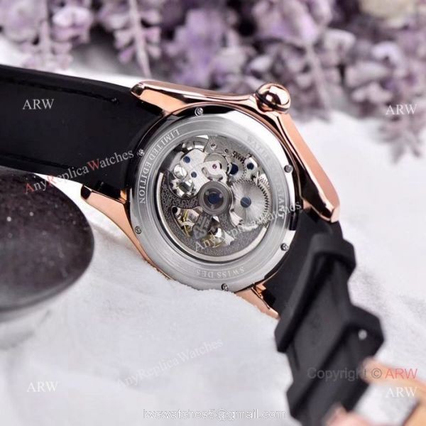 Corum Skeleton Bubble Watch Replica Rose Gold Corum Bubble Squelette Wrist 4