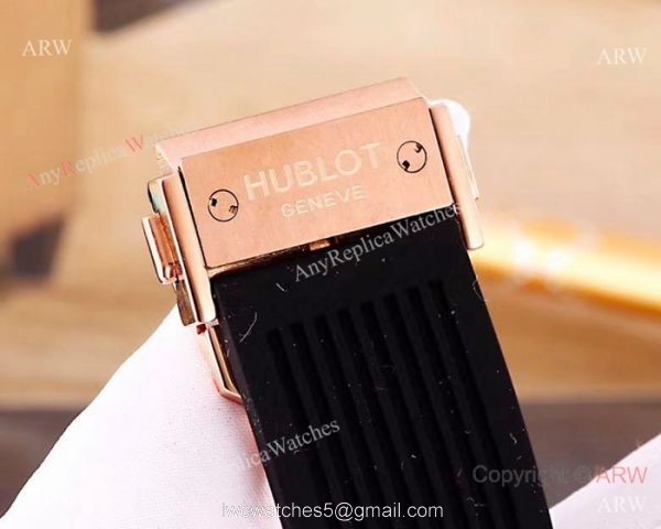 Swiss quality Copy Hublot MP-09 Tourbillon Bi-Axis Rose Gold Watch 4