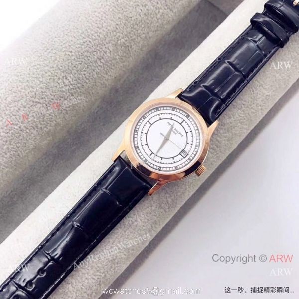 Copy Patek Philippe Calatrava SS Diamond bezel Watches Swiss Quartz 4