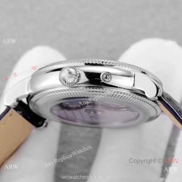 Fake Patek Philippe Complications SS Diamond dial Watch Swiss 9100 4