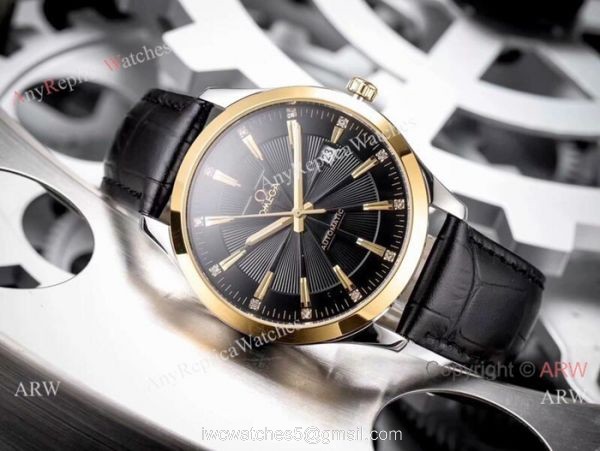 New Replica Omega Automatic Watches SS Gold Markers 4