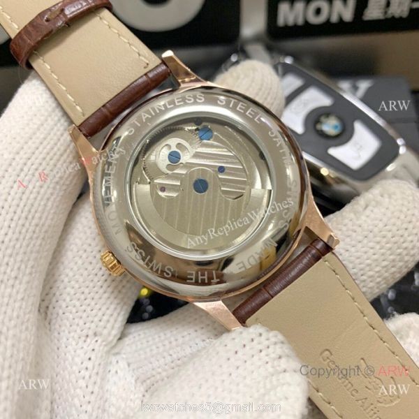 New Replica Omega Complications Moon Phase SS Black Dial Watches 42mm 4
