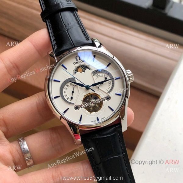 New replica Omega Complications Automatic Watches Rose Gold 43mm 4