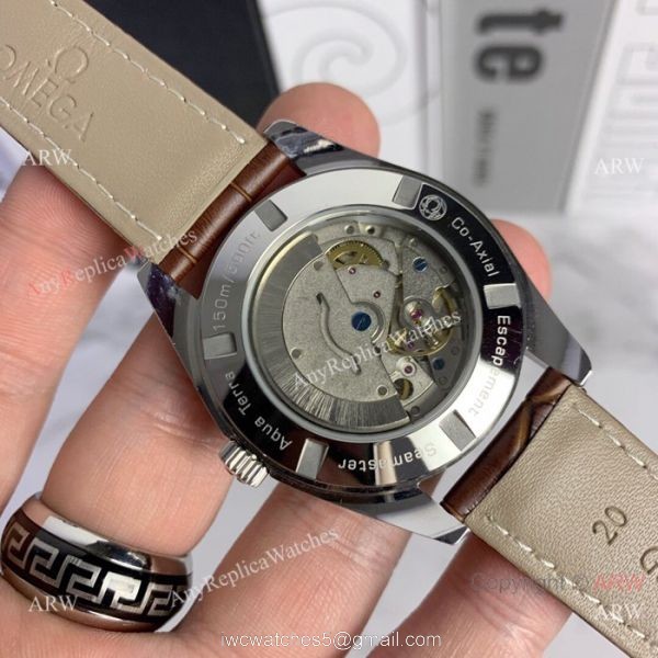 Fake Omega Seamaster Aqua Terra Omega Watch White Face 40mm 4