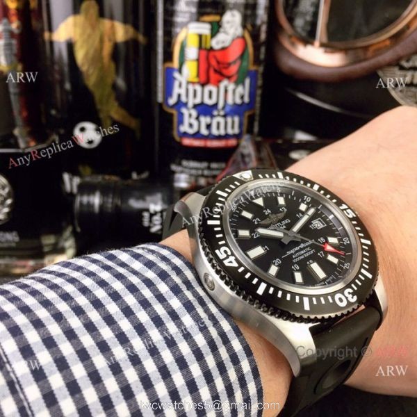 New Replica Breitling Avenger Superocean Watches Blue Bezel Blue Dial 4