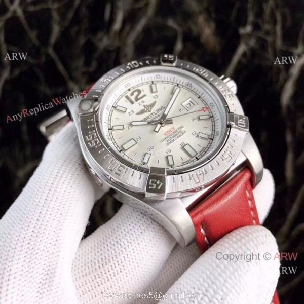 Breitling Colt White Dial Stainless Steel Men Watches New Copy 4