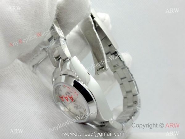 Copy Rolex Datejust Oystersteel Ladies Watch Silver Roman Dial 4