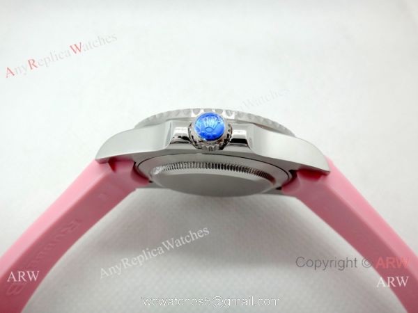 High Quality Pink Rolex Submariner Replica Watch 40mm Pink MOP dial 4