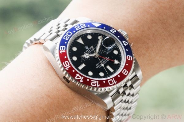 Rolex GMT Master II Pepsi Replica Watch with ASIA ETA2836 Movement 4