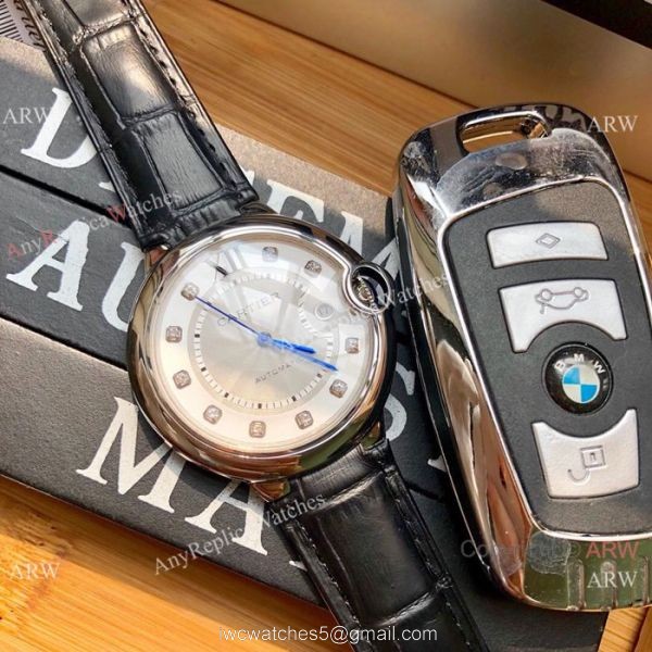 Clone Cartier Ballon Bleu Asia 8215 Men Watch Swiss Quality 4
