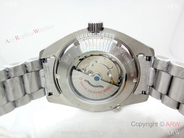 Fake Omega Seamaster Planet Ocean Stianless Steel Black Watch 4