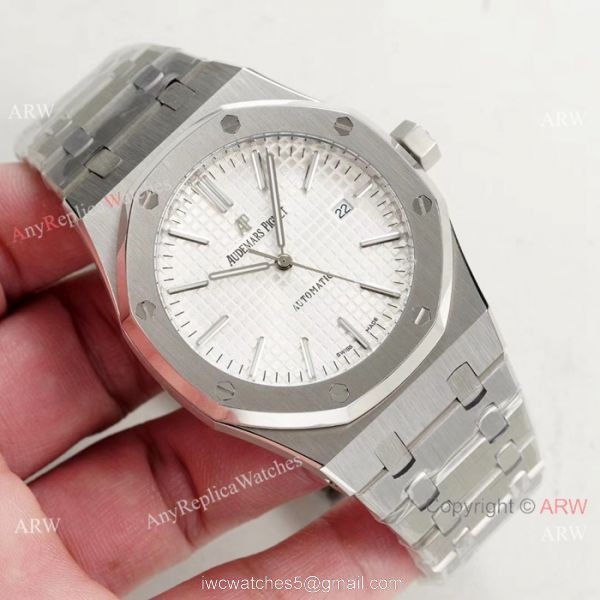 Audemars Piguet Royal Oak Swiss 3120 Watches Fake Stainless Steel Blue Face 4