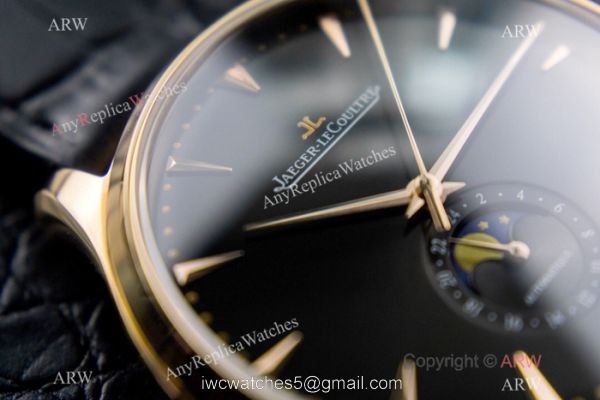 Swiss Copy Jaeger-LeCoultre Master Ultra Thin Moon 39 mm Watch Gold Case 4