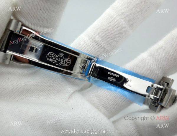 Best Rolex Day Date President Replica Watch 40mm Stainless Steel Blue Dial 4