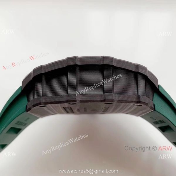 AAA Replica Richard Mille RM 035-01 Rafa Rafael Nadal Watch Green Rubber Band 4