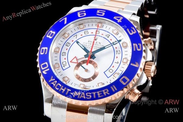 JF Factory Rolex Yachtmaster II Rolex Everose Replica Watch 44mm YMII 4