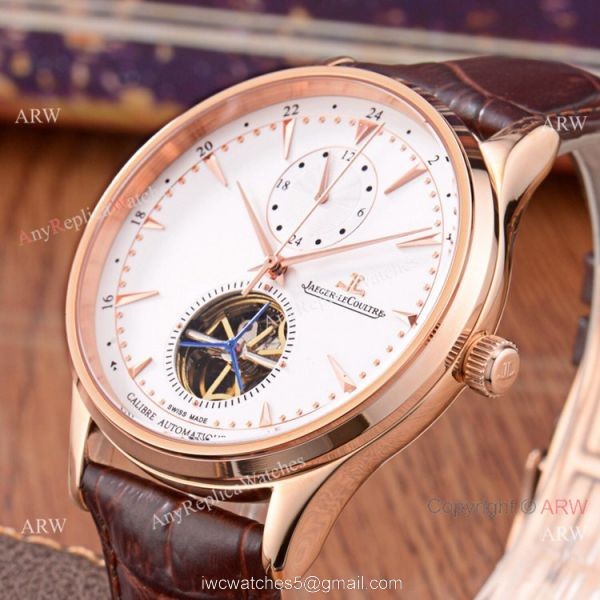 High Quality Jaeger LeCoultre Master Grande Tradition A Tourbillon Watch Rose Gold 41mm 4