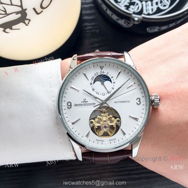 Copy Jaeger LeCoultre Flying Tourbillon Rose Gold watch Mens 4