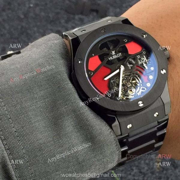 New Fake Hublot Classic Fusion Tourbillon 45mm Watches 4