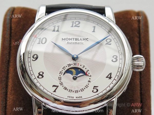 Swiss Montblanc Star Legacy Moon phase U0116508 White Dial Watch Best 1:1 Replica 4