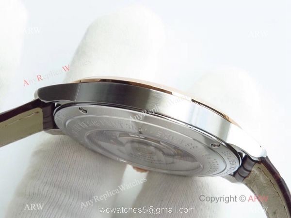 Montblanc AAA Watches Heritage Spirit 2824 Rose Gold Silver Dial Watch 4