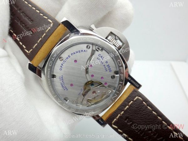 New Panerai Luminor 1950 Left-Handed Watch / PAM557 Luminor Watches 4