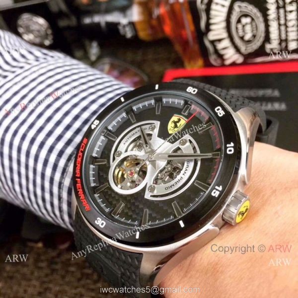 Lamborghini Gran Premio Automatic Men Watch SS Black Bezel 4