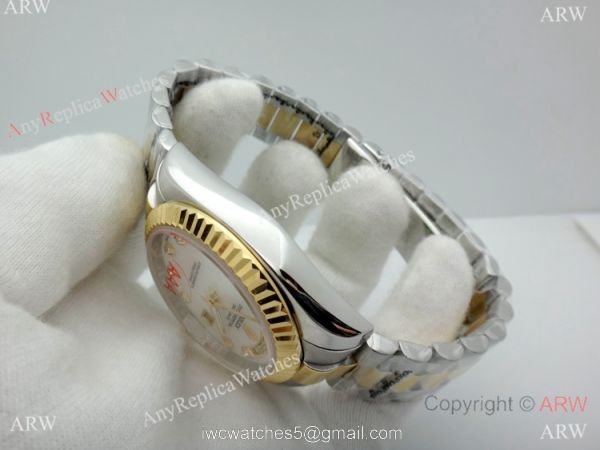 Rolex Day Date 2-Tone Watch Rolex Presidential Replica Watch 36mm 4
