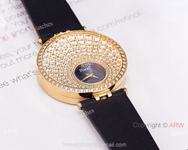 Replica Piaget Limelight Twice Silver Dial Ladies Watch Swiss Quartz 4
