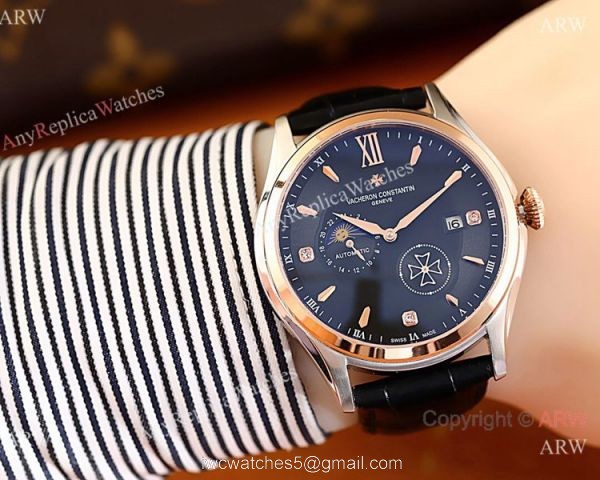 AAA Quality Copy Vacheron Constantin Geneve Watch with Moonphase Dial 4