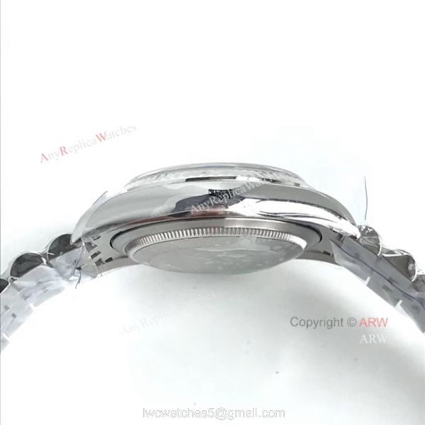 Swiss Replica Rolex Datejust Silver Face Jubilee ETA 3135 V2 Watch Rolex AR Factory 4