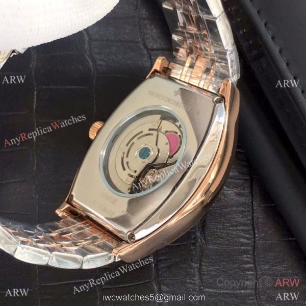 Stainless Steel Vacheron Constantin Replika Watch w/ Moon phase 4