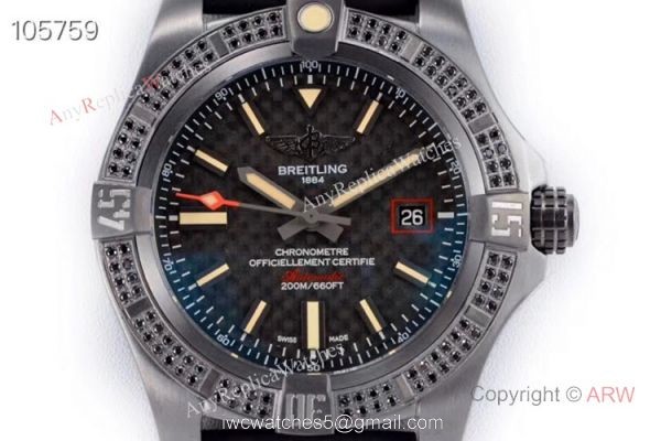 Swiss Grade Copy Breitling Avenger blackbird V2 Titanium Watch GB Factory 4