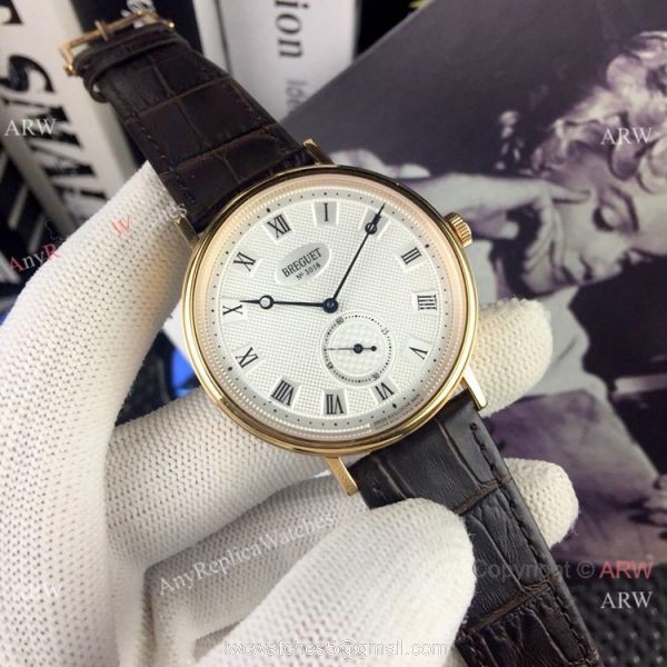 AAA Replica Breguet Classique Watches 40mm Rose Gold White Dial 4