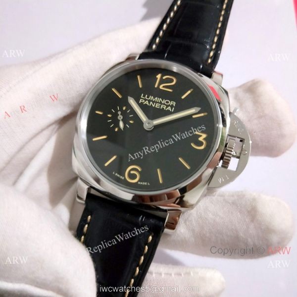 New Copy Panerai Luminor DUE Men Watch PAM 676 SS Orange Markers 4
