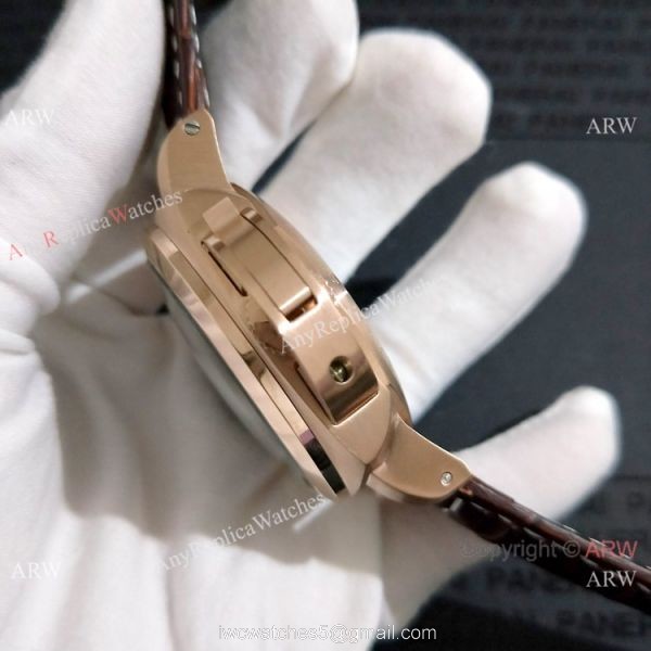 Best Quality Panerai Luminor Marina Rose Gold 44mm Copy Wristwatch 4