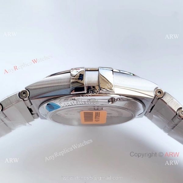 VSF 1:1 Best Edition Omega Constellation Stainless Steel Black Dial Replica Watch 8500 4