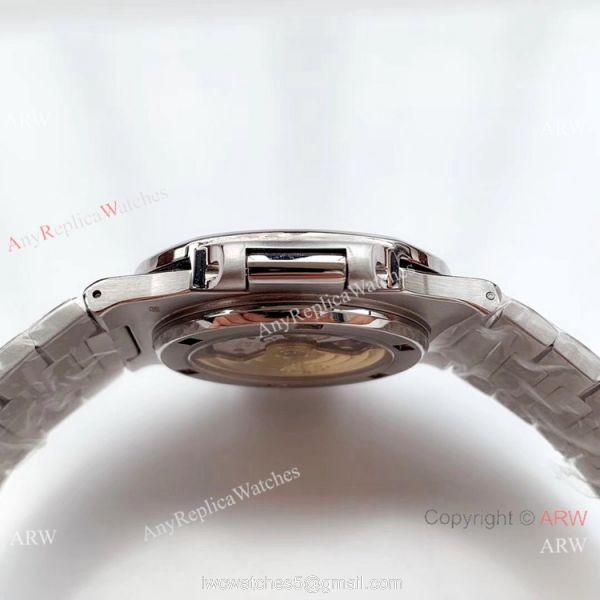 Super Clone Patek Philippe AAA Nautilus Cal.324 watch Stainless steel Blue Face 4
