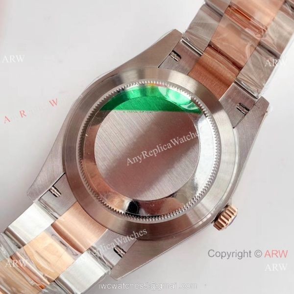 Copy Rolex Datejust 2-Tone Rose Gold 126331 ETA 2824 Watch Rolex AR Factory 4
