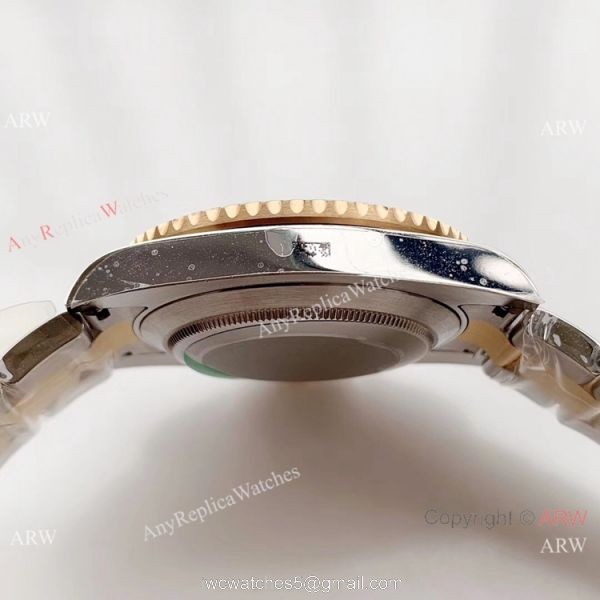Copy Rolex Submariner AR Factory 2-Tone Black Dial 3135 Watch 4