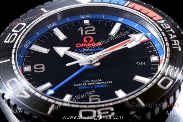 Omega Seamaster Planet Ocean Deep Black 8906 VSF Black Dial Watch Super Clone 4