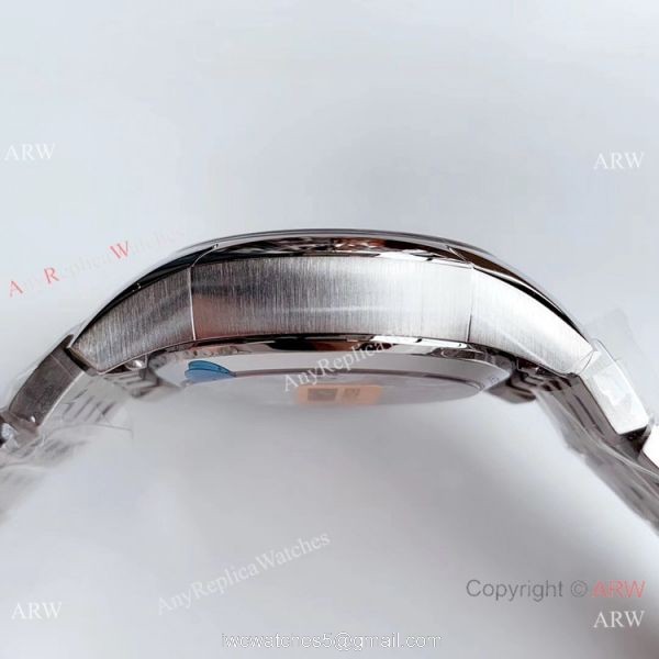 Swiss Copy Omega De Ville Co-Axial Stainless Steel Black Dial VSF 8500 Watch 4