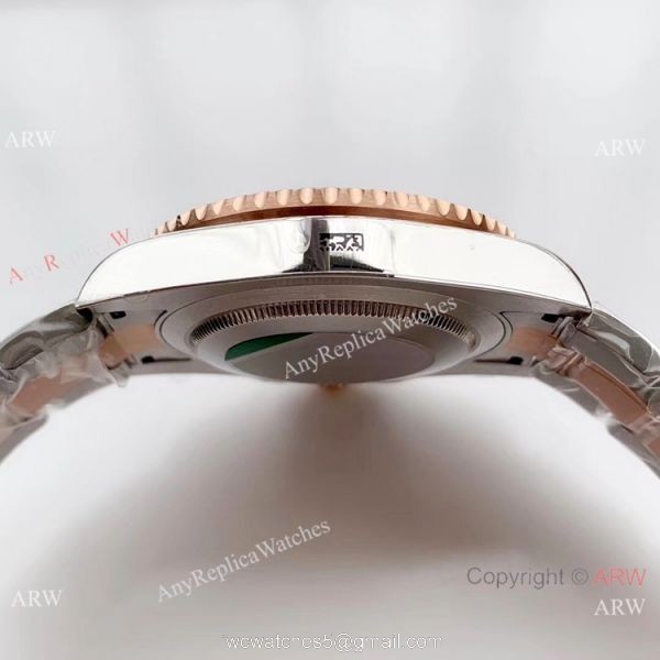 (EW) Swiss Copy Rolex GMT-Master II Root-beer 2 Tone Rose Gold Watch 40mm 4