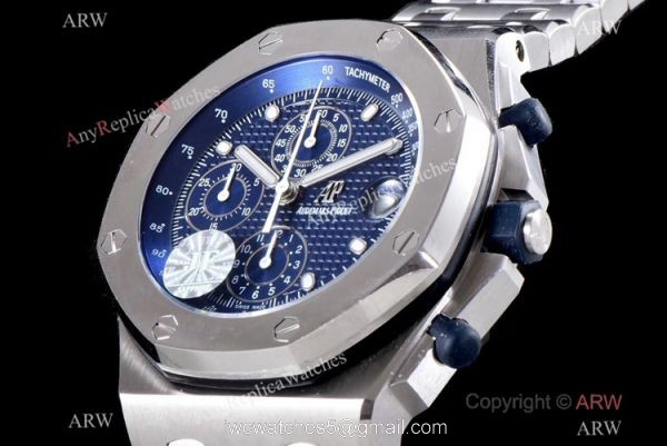 JF Factory Audemars Piguet Royal Oak Offshore 25th Anniversary 26237 Blue Dial Watch 4