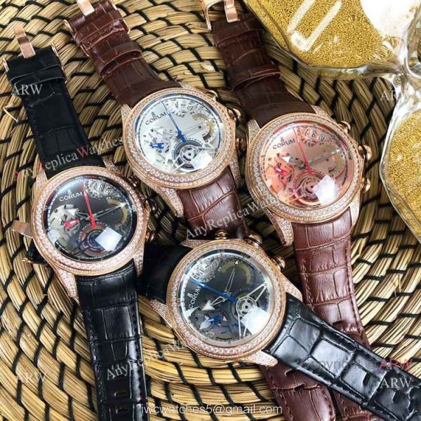 Corum Bubble Rose Gold Chronograph Face Watch for Sale Best Replica Corum Watches 4