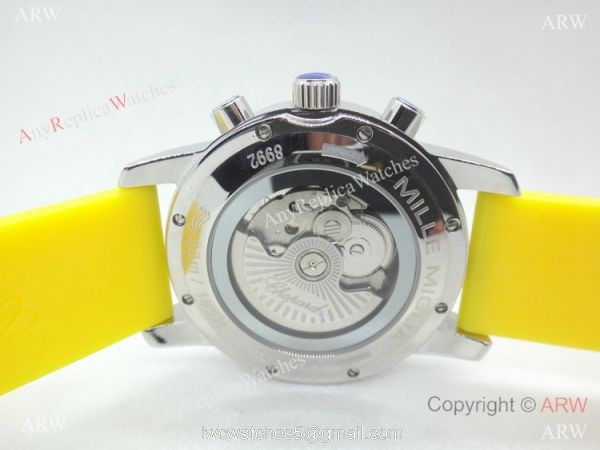 Chopard Mille Miglia GMT Automatic Watch SS Yellow Rubber Strap 4
