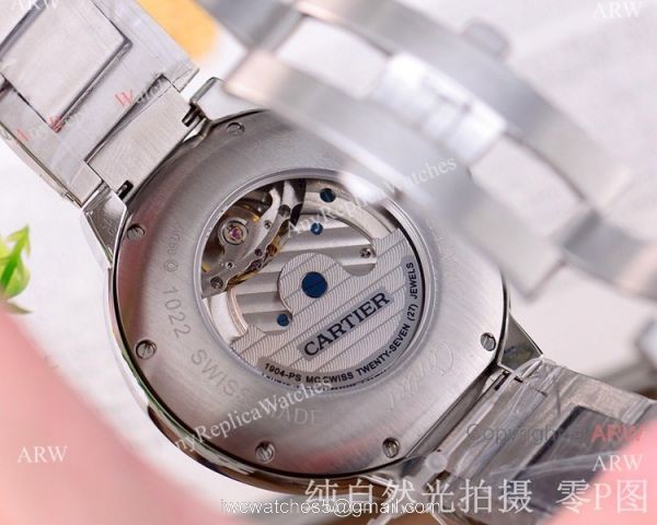 Replica Cartier Ballon Bleu de Moon phase 43mm Watch Automatic 4