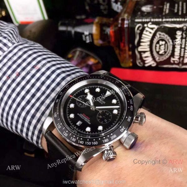 Tudor Heritage Black Bay 2-Tone Black Bezel Automatic Watch Best Replica 4