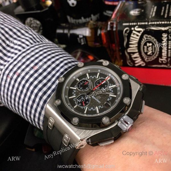 Copy AP Royal Oak offshore Michael Schumacher SS Chronograph Watches 4