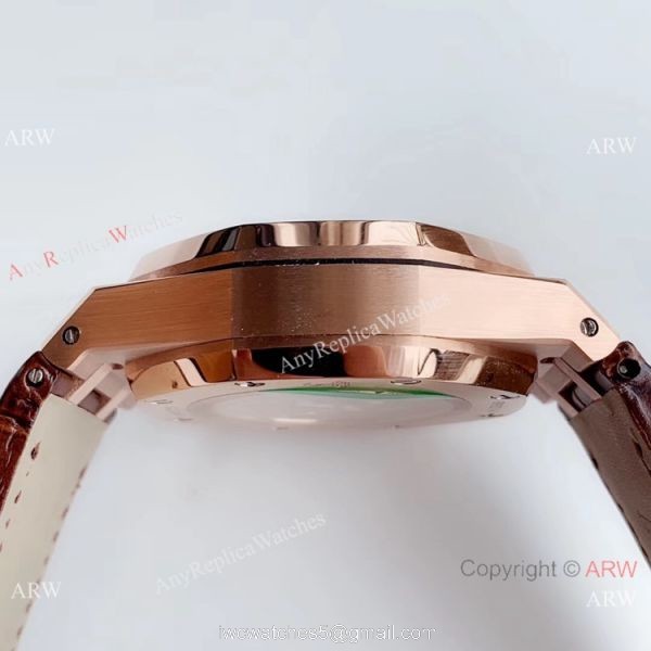 Swiss Copy Audemars Piguet Royal Oak Chronograph BF Asia 7750 Watch Rose Gold 4